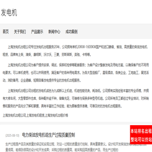上海发电机出租