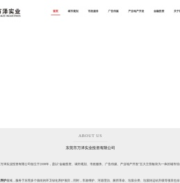 东莞市万泽实业投资有限公司:金融投资