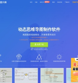 免费的动态思维导图软件,脑图大师,思维导图制作软件