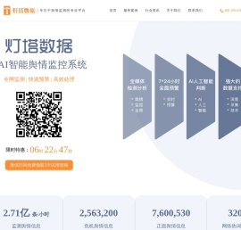 互联网舆情监测系统