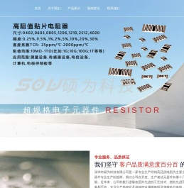 深圳市硕为科技有限公司精密电阻汽车等级电阻MELF晶圆电阻