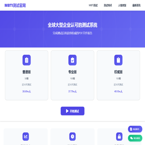 MBTI官网测试