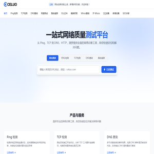 在线Ping/TCP/DNS检测