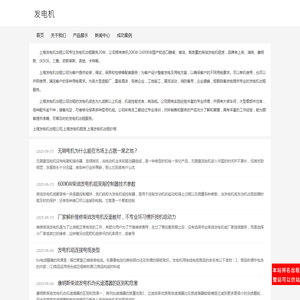 上海发电机出租