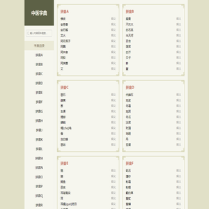 中医字典