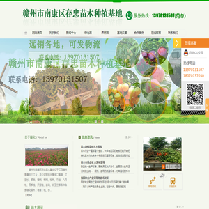赣州市南康区存忠苗木种植基地,存忠苗木种植基地