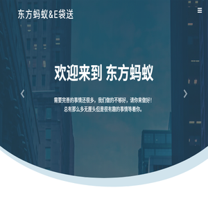 东方蚂蚁E袋送
