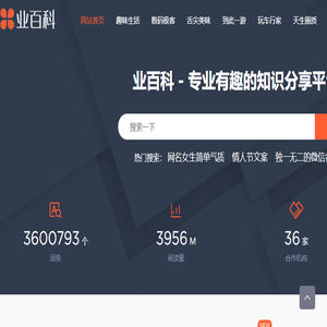 业百科