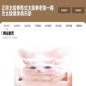 正宗太极拳陈式太极拳老架一路杰太极健身俱乐部