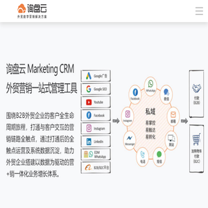 询盘云,外贸CRM,谷歌SEO,WhatsApp客户管理软件,Marketing