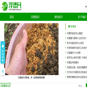 学习浮漂知识和钓鱼技巧的网站