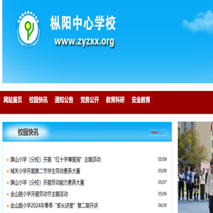枞阳中心学校网站！