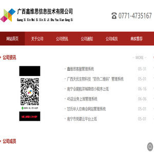 广西鑫维思信息技术有限公司网站