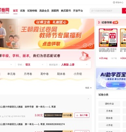 王朝霞试卷网