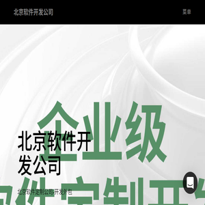 北京软件定制公司