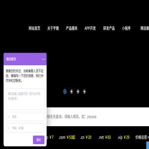 网站首页