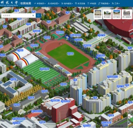 北京科技大学校园地图