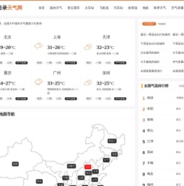 分类目录天气网
