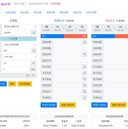 贷款计算器2025